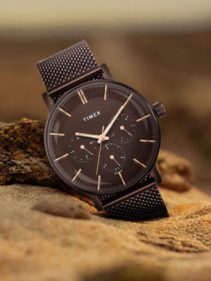 TIMEX Multifunction Brown Dial Analog Watch  - For Men