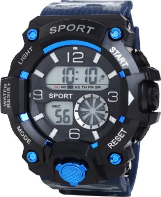 SKMEI New Army Camouflage Digital Sport Ultra Watch with Alarm & Water Resist Feature Digital Watch  - For Boys
