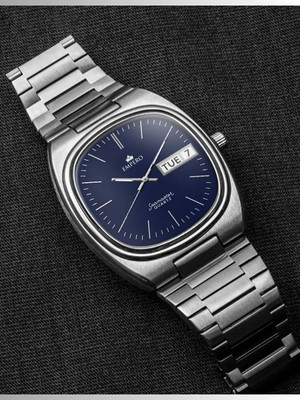 EMPERO EAB221 EMPERO Seamaster Quartz Analog Watch – Stainless Steel Strap, Day & Date Display Analog Watch  - For Men & Women
