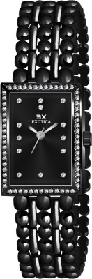 EXOTICA Black Diamond Studded Analog Watch - For Women Black Diamond Exotica New Girls Trending Series Analog Watch  - For Girls