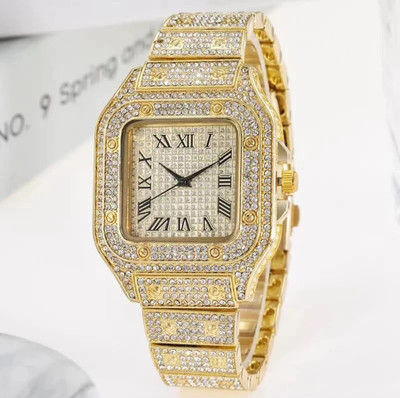 Om Collection Diamond Watch Diamond Analog Watch  - For Men