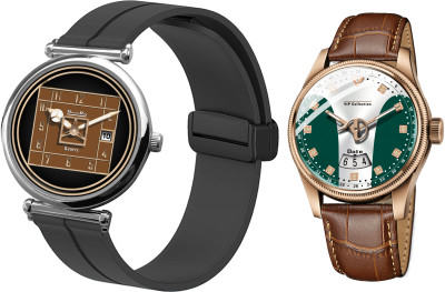 RegalHands A luxurious fusion of Analoge Watch and classic leather craftsmanship.-10011 Analog Watch  - For Men