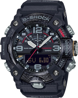 CASIO GG-B100-1ADR G-Shock GG-B100-1ADR Black Dial Black Resin Strap Analog-Digital Watch  - For Men