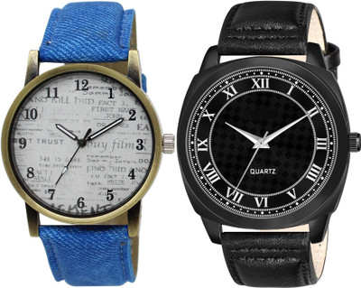 TVILLA White News paper MZ-LR28 Analog Watch  - For Men