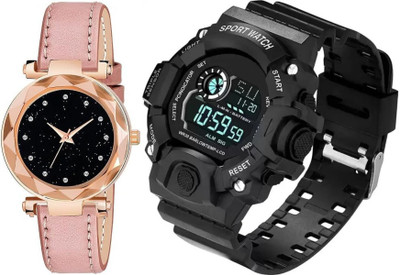 exactor Premium Stylish Casual & Formal Wear Watch Analog-Digital Watch  - For Men & Women