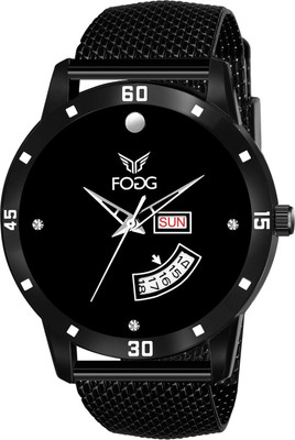 FOGG 2111-BK Day and Date Display Analog Watch  - For Men