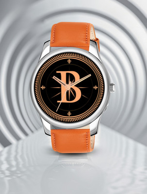 Prathshya ALPHA-B-NEWAVO-SIL-TEN-PL-1 Alpha Heritage Collection A Brown Strap Watch for Man & Boys Analog Watch  - For Men