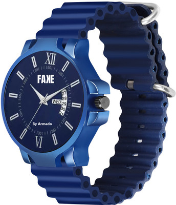 ARMADO FK-9116-Blue-Shopsy Fake a new series By Armado Day and Date working watches for men and boys Analog Watch  - For Men
