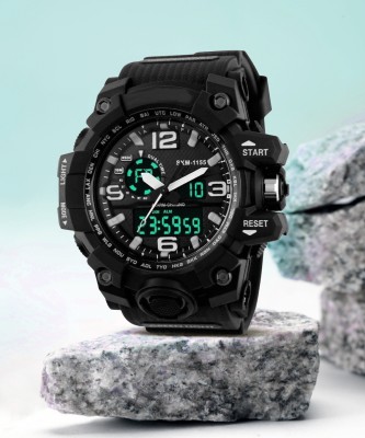 SKMEI Factor Black Army Collection new Analog-Digital Watch  - For Men