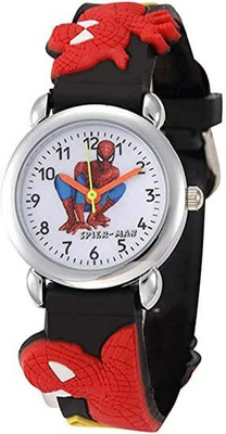 Prozoshop Spider Man Black Analog Watch  - For Boys & Girls