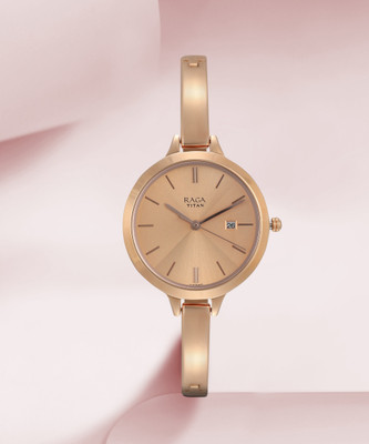 Titan NP2578WM01 Raga Viva Analog Watch  - For Women