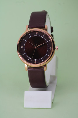 VIRAKTI Attractive Ethnic Embossed Designer Leather Belt Attractive Ethnic Embossed Designer Leather Belt Analog Watch  - For Girls