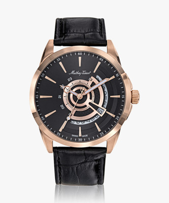 Mathey-Tissot H711PN Swiss Made Quartz Quartz Black Dial Analog Watch  - For Men