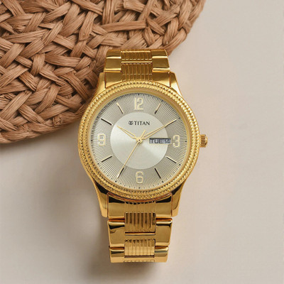 Titan 1650YM09 Gents Karishma Analog Watch  - For Men
