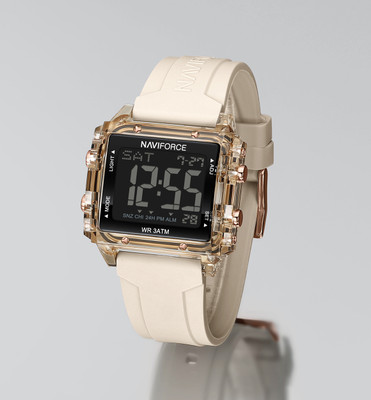 NAVIFORCE 7101 Fashion Transparent LCD Electronic Wristwatch with Waterproof Alarm Digital Watch  - For Women