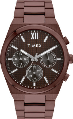 TIMEX TWEG297SMU05 Timex Brown Round Dial Analog Watch  - For Men