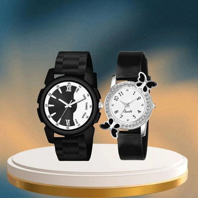 MAHAVIRA COLLECTION Couple Combo Attractive Trending Young Gen Couple Watch Analog watches for men & women Analog Watch  - For Couple
