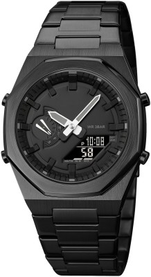 Harbor 1816 Multi Function Stainless Steel Strap Long Lasting Watch Analog-Digital Watch  - For Men