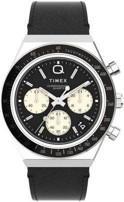 TIMEX TW2V42700U9 Q Timex Black Round Dial Analog Watch  - For Men
