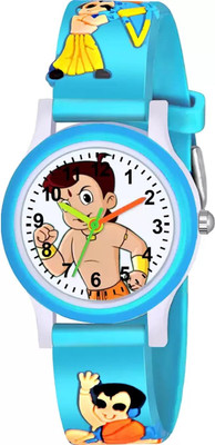 Rozti Regards 2084 Analogue White Dial Unisex Chota Bheem Child Analog Watch  - For Boys & Girls