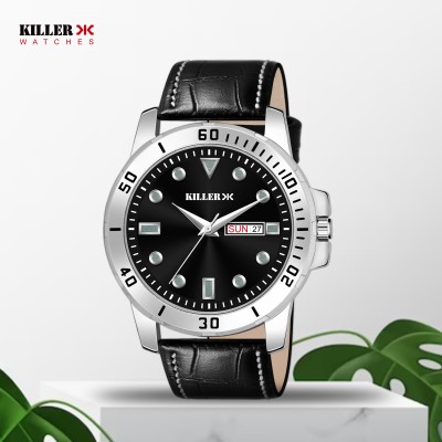 KILLER KILLER-9200-BLACK Working Day and Date Analog Watch  - For Men