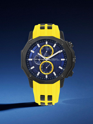 French Connection PULSAR Multifunction Texture Dial Mineral Glass Analog Watch  - For Men