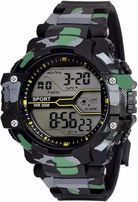 house of common GREEN ARMY WATCH- green army digital watch for men&boys Digital Watch  - For Men