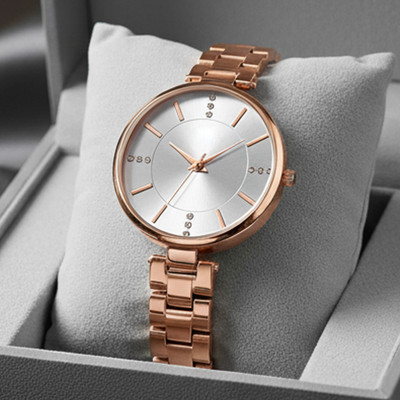 kairova KRW011_MA-WHITE Kairova Elegant White Dial Rose Gold Analog Watch  - For Girls