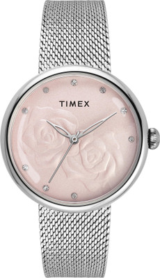 TIMEX TWEL19300 TIMEX Pink Round Dial Analog Watch  - For Women