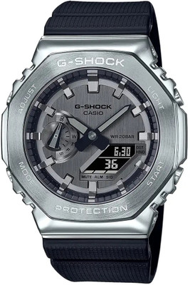 Fasion Analogue GM-2100-1ADR Silver Analog-Digital Dial with Auto Time set Up By City of Worlds Gm 2100 Analog-Digital Watch  - For Boys & Girls