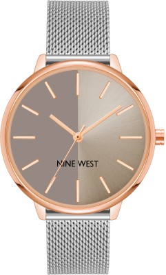 NINE WEST NW-1981GYRT Grey Dial Analog Watch  - For Women