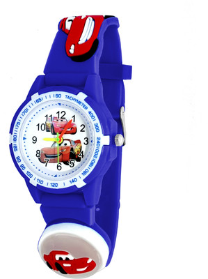 Time Up 3D Printed Strap Cartoon Character Colorful Flashing Light Kids (Age:3-10 Years) Analog Watch  - For Boys & Girls