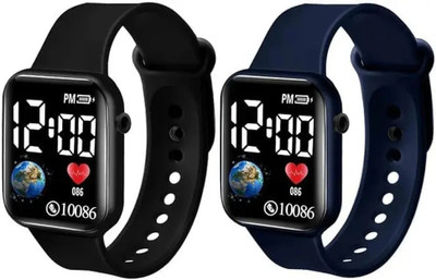 blutech Blutech The most recent and cutting-edge design for a black LED display. Digital Watch  - For Boys & Girls