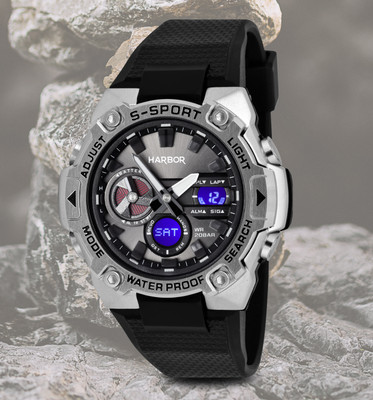 Harbor 9124PU Latest men’s analog-digital style watch Analog-Digital Watch  - For Men