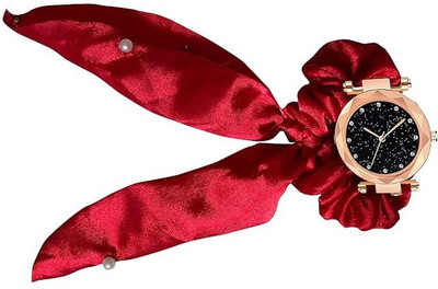 RIDHHANAL Scrunchies Analog Watch  - For Girls