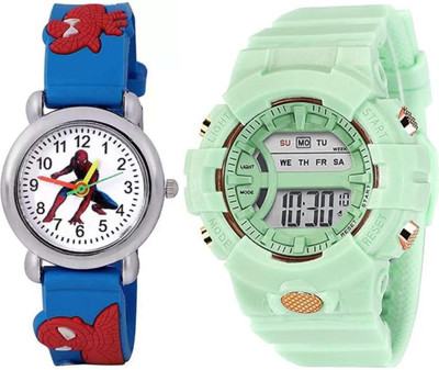 Amience Simple Elegant Versatile Watch for Men Women Boys Girls Analog-Digital Watch  - For Boys & Girls
