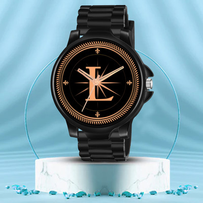 Red Robin -L-3K-BK-BLK-CDBLK-1 Alpha Heritage Collection L Black Strap Watch for Man & Boys Analog Watch  - For Men