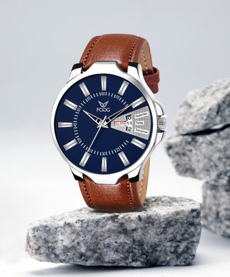 fogg 1170 bl br unique new day date analog watch for men Best Price in India as on 2024 August 31 Compare prices Buy fogg 1170 bl br unique new