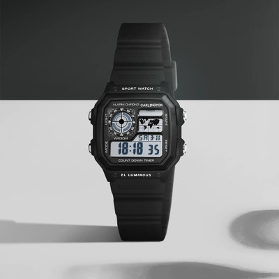 Carlington Junior 321 Black Junior Series Digital Watch  - For Boys & Girls