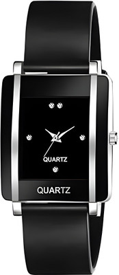 DECLASSE NEW BLACK SQUARE ANALOG WATCH 202 Analog Watch  - For Girls