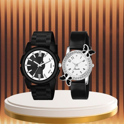 MAHAVIRA COLLECTION Couple Combo New Valentine Couple Watch Analog Watch  - For Couple