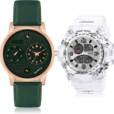 TIMETRANSELEVATE BM30-BC31 Analog-Digital Watch  - For Men