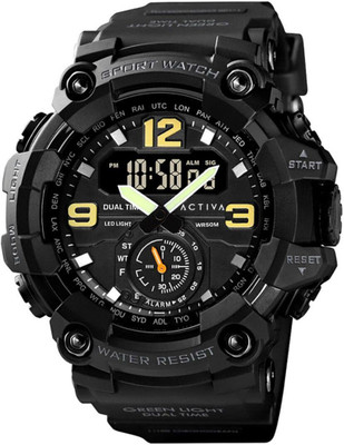 INVICTA DIGITAL ESSENTIALS Activa By Invicta Black Dial Analog-Digital Watch  - For Men