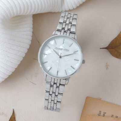 Joker & Witch Mini Nebula White Dial Silver Watch Analog Watch  - For Women
