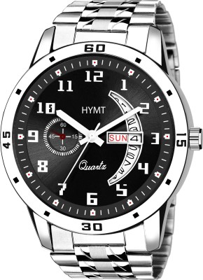 HYMT HMTY-6018 Trending Day & Date Series Stainless Steel Chain for Boy Analog Watch  - For Men