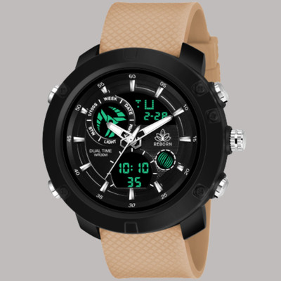 Reborn 9063 DUAL TIME Analog-Digital Watch  - For Men