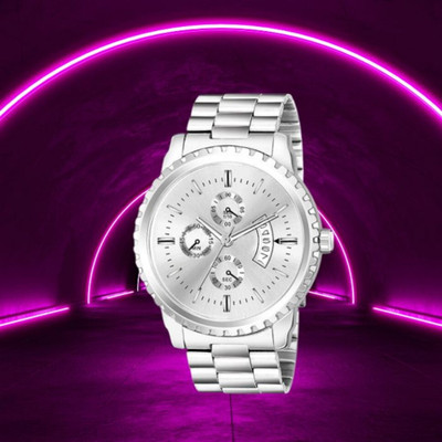Giomex Exclusive Chronograph Watch with Chain Belt Analog Watch  - For Men