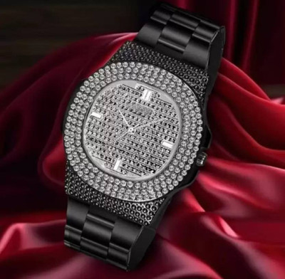 RS TRADER CO MSG2792 DIAMOND STAINLESS STILL WATCH DIAMOND Analog Watch  - For Men
