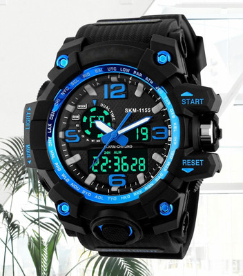Diaggro 1155 Men's 1155 Blue Sports Watch - Analog and Digital Displays Analog-Digital Watch  - For Men