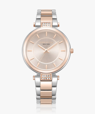 Kenneth Cole SS Modern Classic Rose Gold Dial and strap watch Analog Watch  - For Women